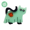 A Most Ghostly Kitty Brooch