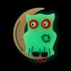 A Most Ghostly Owl Brooch