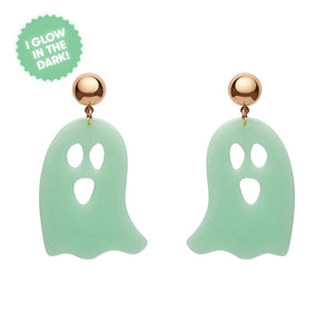 Erstwilder Ghost Glow in the Dark Statement Earrings - Green AP1EE06