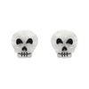 Erstwilder Skull Ripple Stud Earrings - White AP1EE11