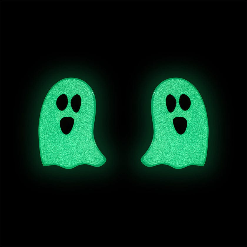 Erstwilder Ghost Glow in the Dark Stud Earrings - Green AP1EE14