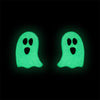 Ghost Glow in the Dark Stud Earrings - Green