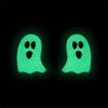 Ghost Glow in the Dark Stud Earrings - Green