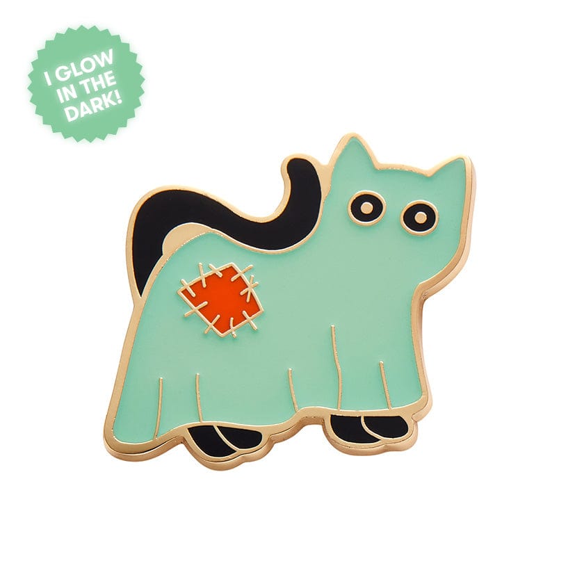 Erstwilder A Most Ghostly Kitty Enamel Pin AP1EP02