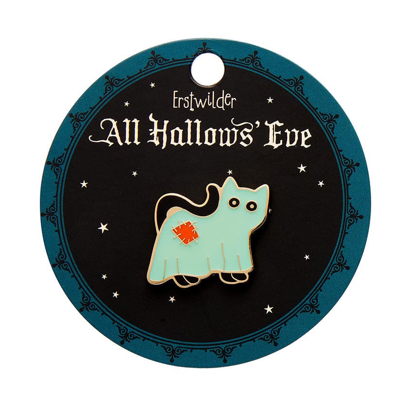 Erstwilder A Most Ghostly Kitty Enamel Pin AP1EP02