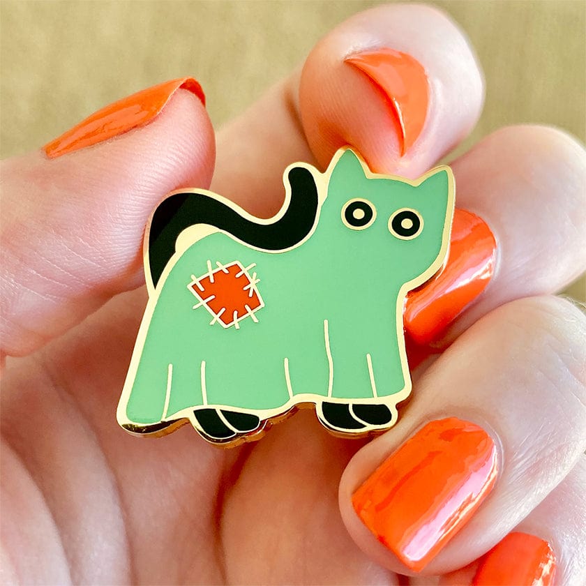 Erstwilder A Most Ghostly Kitty Enamel Pin AP1EP02