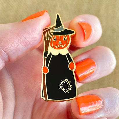 Erstwilder The Stitched Witch Enamel Pin AP1EP06