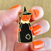 The Stitched Witch Enamel Pin