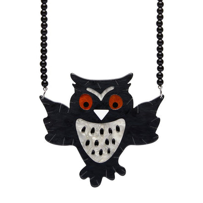 Erstwilder A Halloween Hoot Necklace AP1NS01