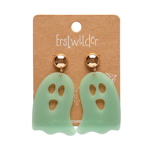 Erstwilder Ghost Glow in the Dark Statement Earrings - Green AP1EE06