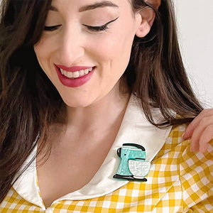 Erstwilder Spin Me Right Round Brooch AQ1BH02