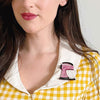 Spin Me Right Round Brooch