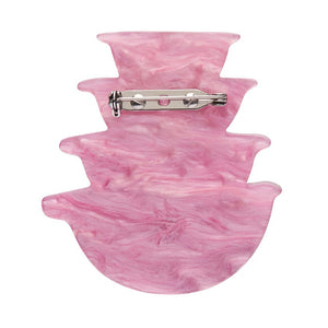 Erstwilder Nanna’s Prized Flower Bowls Brooch AQ1BH05