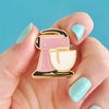 Spin Me Right Round Enamel Pin