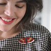 Fluttering Bogong Brooch