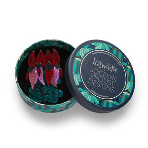 Erstwilder A Pleasing Desert Pea Brooch AR1BH02