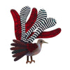 Lilly Lyre Bird Brooch