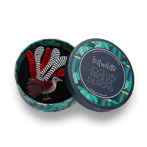 Erstwilder Lilly Lyre Bird Brooch AR1BH12