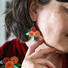 Erstwilder Brilliant Blossoms Flowering Gum Drop Earrings AR1EG05