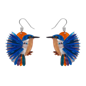 Erstwilder Kyrie Kingfisher Drop Earrings AR1EG07