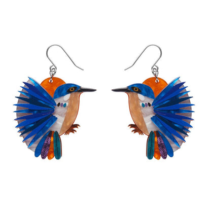 Erstwilder Kyrie Kingfisher Drop Earrings AR1EG07
