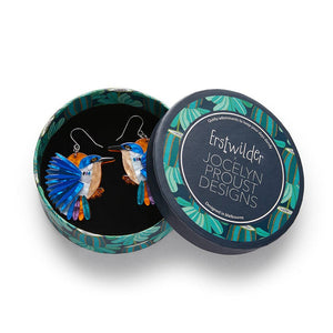 Erstwilder Kyrie Kingfisher Drop Earrings AR1EG07