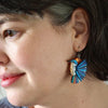 Kyrie Kingfisher Drop Earrings