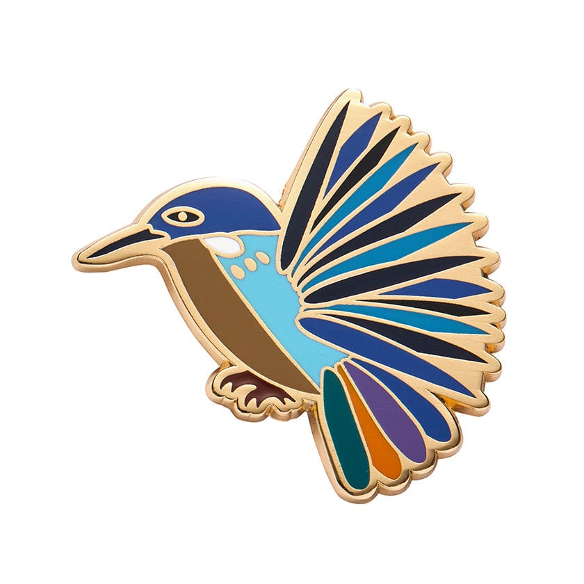 Erstwilder Kyrie Kingfisher Enamel Pin AR1EP01