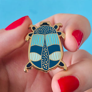 Erstwilder A Jewel Among Beetles Enamel Pin AR1EP03
