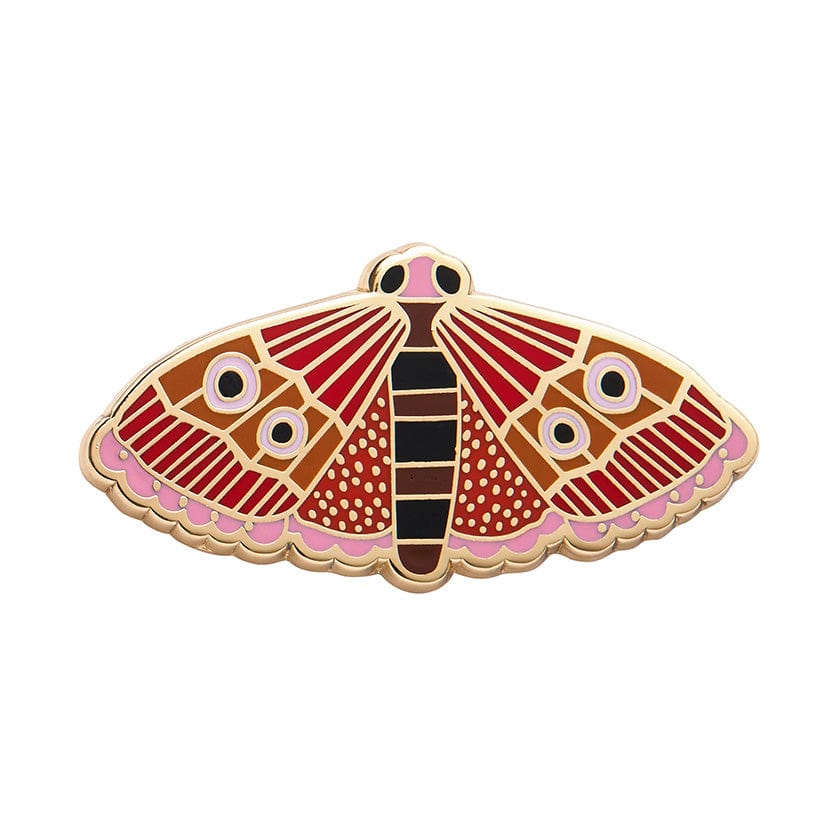 Erstwilder Fluttering Bogong Enamel Pin AR1EP06
