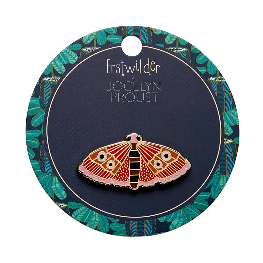 Erstwilder Fluttering Bogong Enamel Pin AR1EP06