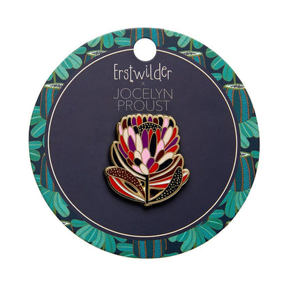 Erstwilder Protea in Bloom Enamel Pin AR1EP08