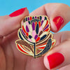 Protea in Bloom Enamel Pin