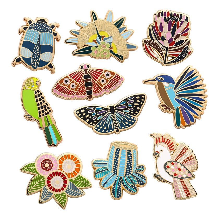 Erstwilder Jocelyn Proust Enamel Pin Pack - 10 Piece AR1EPX01