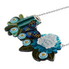 Fluttering in the Florals Necklace