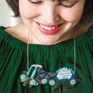 Erstwilder Fluttering in the Florals Necklace AR1NS01