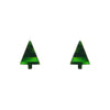 Erstwilder Christmas Tree Stripe Glitter Stud Earrings - Green AS1EE02