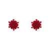 Erstwilder Snowflake Fine Glitter Stud Earrings - Red AS1EE06