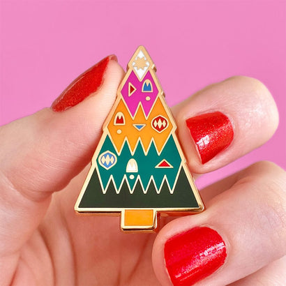 Erstwilder O Christmas Tree Enamel Pin AS1EP01