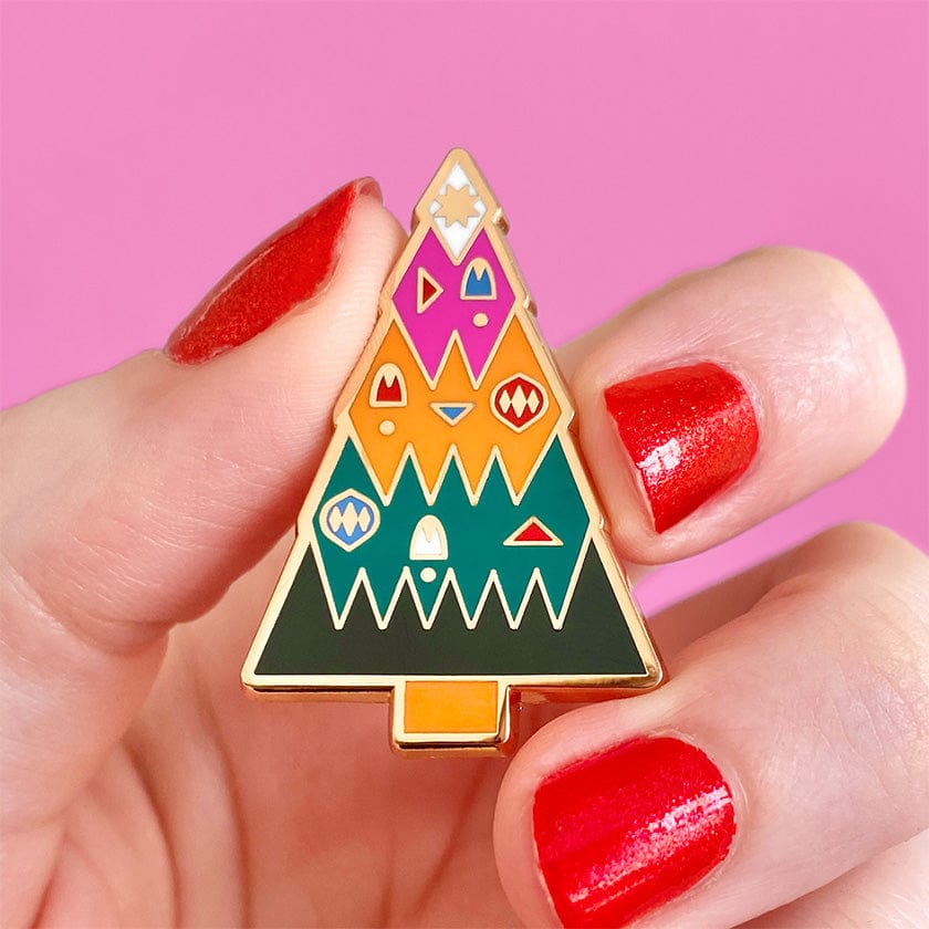 Erstwilder O Christmas Tree Enamel Pin AS1EP01