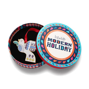 Erstwilder Peace & Love Enamel Tree Ornament AS1OT03