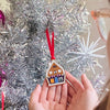 Holiday Home Enamel Tree Ornament