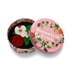 She's Apples Brooch  -  Erstwilder  -  Quirky Resin and Enamel Accessories