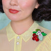 Blossoming Cherries Brooch
