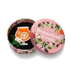 Aperitif Italiano Brooch  -  Erstwilder  -  Quirky Resin and Enamel Accessories