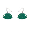 Cuppa Tea Drop Earrings  -  Erstwilder  -  Quirky Resin and Enamel Accessories