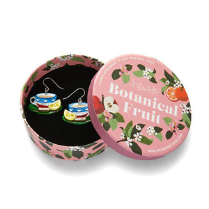 Cuppa Tea Drop Earrings  -  Erstwilder  -  Quirky Resin and Enamel Accessories