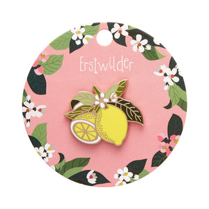 Lemon Drop Enamel Pin  -  Erstwilder  -  Quirky Resin and Enamel Accessories