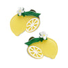 Lemon Drop Hair Clips Set - 2 Piece  -  Erstwilder  -  Quirky Resin and Enamel Accessories