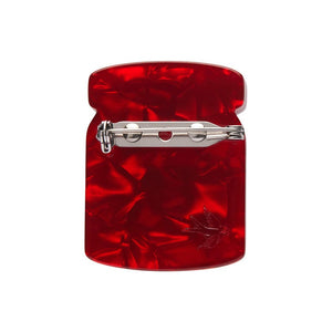 Black Cherry Precious Preserve Mini Brooch  -  Erstwilder  -  Quirky Resin and Enamel Accessories